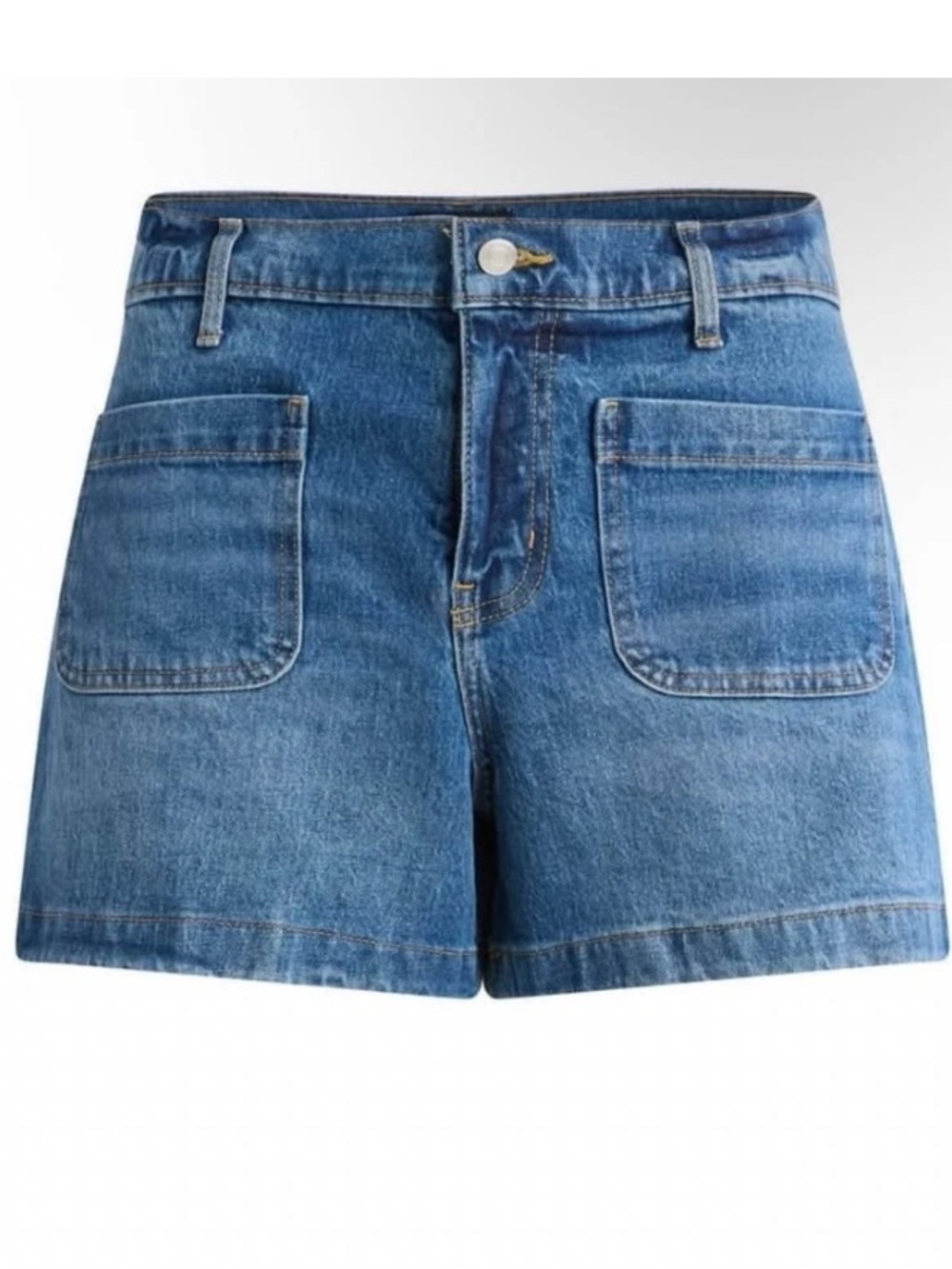 Free Assembly Denim Patch Pocket Shorts NWT